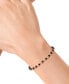 Фото #3 товара EFFY® Onyx Bead Open Link Chain Bracelet in 14k Gold