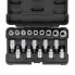 JBM Briefcase of 1/2´´ torx sockets and bits 19 pieces