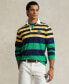 Фото #1 товара Men's Classic-Fit Striped Jersey Rugby Shirt