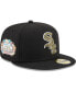 Фото #2 товара Men's Black Chicago White Sox 2005 World Series Anniversary Spring Training Botanical 59FIFTY Fitted Hat