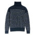 G-STAR Jacquard Stripe Turtle Neck Sweater
