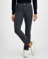 ფოტო #4 პროდუქტის Petite High-Rise Natural Straight-Leg Jeans