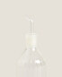 Round borosilicate glass cruet