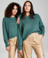 Фото #1 товара Women's Long-Sleeve Sweater, Created for Macy's