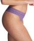 Фото #5 товара Bliss Perfection Lace-Trim Thong 3-Pack 750092MP