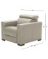 Фото #25 товара Nevio 39" Leather Power Recliner with Rachet Headrest