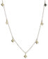 ფოტო #1 პროდუქტის Polished Geometric Dangle Pendant Necklace in 14k Gold, 15" + 1" extender