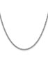 Stainless Steel Antiqued 2mm Round Curb Chain Necklace