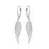 Фото #1 товара Silver dangle earrings Angel wings AGUC2360L