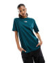 Фото #1 товара The North Face Oversized heavyweight t-shirt in green Exclusive at ASOS