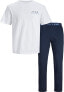 Pánské pyžamo JACALEX Standard Fit 12252292 White