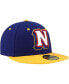 Фото #4 товара Men's Royal/Yellow Northwest Arkansas Naturals Authentic Collection 59FIFTY Fitted Hat