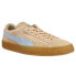 Фото #2 товара Puma Maison Kitsune X Suede Lace Up Mens Beige Sneakers Casual Shoes 381270-01