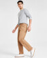 Фото #6 товара Men's Workwear Straight-Fit Garment-Dyed Tapered Carpenter Pants, Created for Macy's