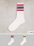 Фото #1 товара Dickies Genola 2 pack socks in white