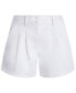 ფოტო #7 პროდუქტის Women's Pleated High Rise Shorts