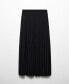 ფოტო #3 პროდუქტის Women's Pleated Long Skirt