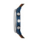 Men's Fenmore Multifunction Blue Leather Watch 44mm