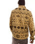 Фото #8 товара Polo Ralph Lauren fair isle print polar fleece half zip sweatshirt in beige marl