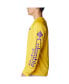 Фото #3 товара Men's Gold LSU Tigers Terminal Tackle Omni-Shade Raglan Long Sleeve T-shirt