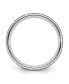 ფოტო #3 პროდუქტის Cobalt Brushed Black IP-plated Grooved Center Wedding Band Ring