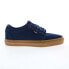 Фото #1 товара Vans Chukka Low VN0A38CGFS1 Mens Blue Suede Lifestyle Sneakers Shoes 7