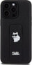 Фото #3 товара Karl Lagerfeld Karl Lagerfeld KLHCP13LGSACHPK iPhone 13 Pro / 13 6.1" czarny/black hardcase Gripstand Saffiano Choupette Pins