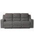 Фото #2 товара Maggie 90" Fabric with Console Manual Reclining Sofa