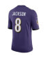 Фото #2 товара Men's Lamar Jackson Baltimore Ravens Speed Machine Limited Jersey