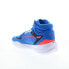 Фото #11 товара Puma Playmaker Pro Mid 37790208 Mens Blue Canvas Athletic Basketball Shoes