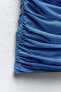 Фото #9 товара Короткое платье из полупрозрачной ткани с принтом ZARA