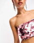 Collective the Label bandeau disc sequin crop top co-ord in pink