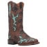 Фото #3 товара Dan Post Boots Tamarind Square Toe Cowboy Womens Brown Casual Boots DP4108