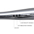 Silvery High-Tech Wand Super Powerful Wireless USB Chrome Silicone