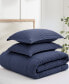 Фото #2 товара Levtex Mills Waffle Textured 3-Pc. Duvet Cover Set, King/California King