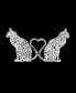 Women's Word Art Cat Tail Heart V-Neck T-Shirt