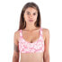 HURLEY Flower Scrunch Max Soft Strap Bikini Top