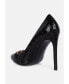 fanfare croc stiletto pump heels