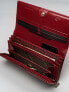 Фото #12 товара Женский кошелек кожаный красный с логотипом  Factory Price