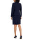 ფოტო #2 პროდუქტის Women's Notch-Collar Three-Button Skirt Suit