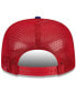 ფოტო #3 პროდუქტის Men's White/Royal Philadelphia Phillies Team Foam Front A-Frame Trucker 9Fifty Snapback Hat