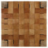 Sitzhocker 45x45cm Braun aus Mangoholz