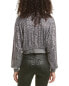 Фото #2 товара Dress Forum Sequin Bomber Jacket Women's Metallic S