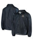 Фото #1 товара Men's Navy Denver Broncos Coaches Classic Raglan Full-Snap Windbreaker Jacket