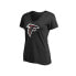 ფოტო #2 პროდუქტის Women's Atlanta Falcons Logo Cotton T-Shirt