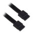 Фото #1 товара SilverStone SATA III Kabel 50cm - sleeved black