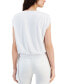 Фото #4 товара Women's Ruched Side-Tie Top, Created for Macy's