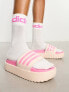 Фото #2 товара adidas Sportswear Adilette platform sliders in pink