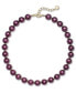 Gold-Tone Color Imitation Pearl All-Around Collar Necklace, 16" + 2" extender, Created for Macy's