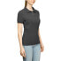 Page & Tuttle Solid Jersey Short Sleeve Polo Shirt Womens Black Casual P39919-BB